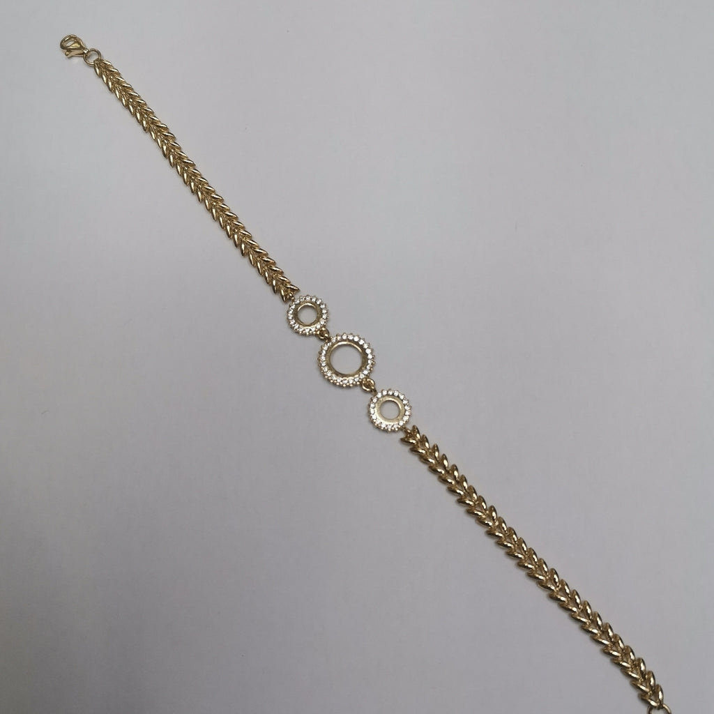PULSERAS DAMA ORO 14K 4.7 (NUEVO)