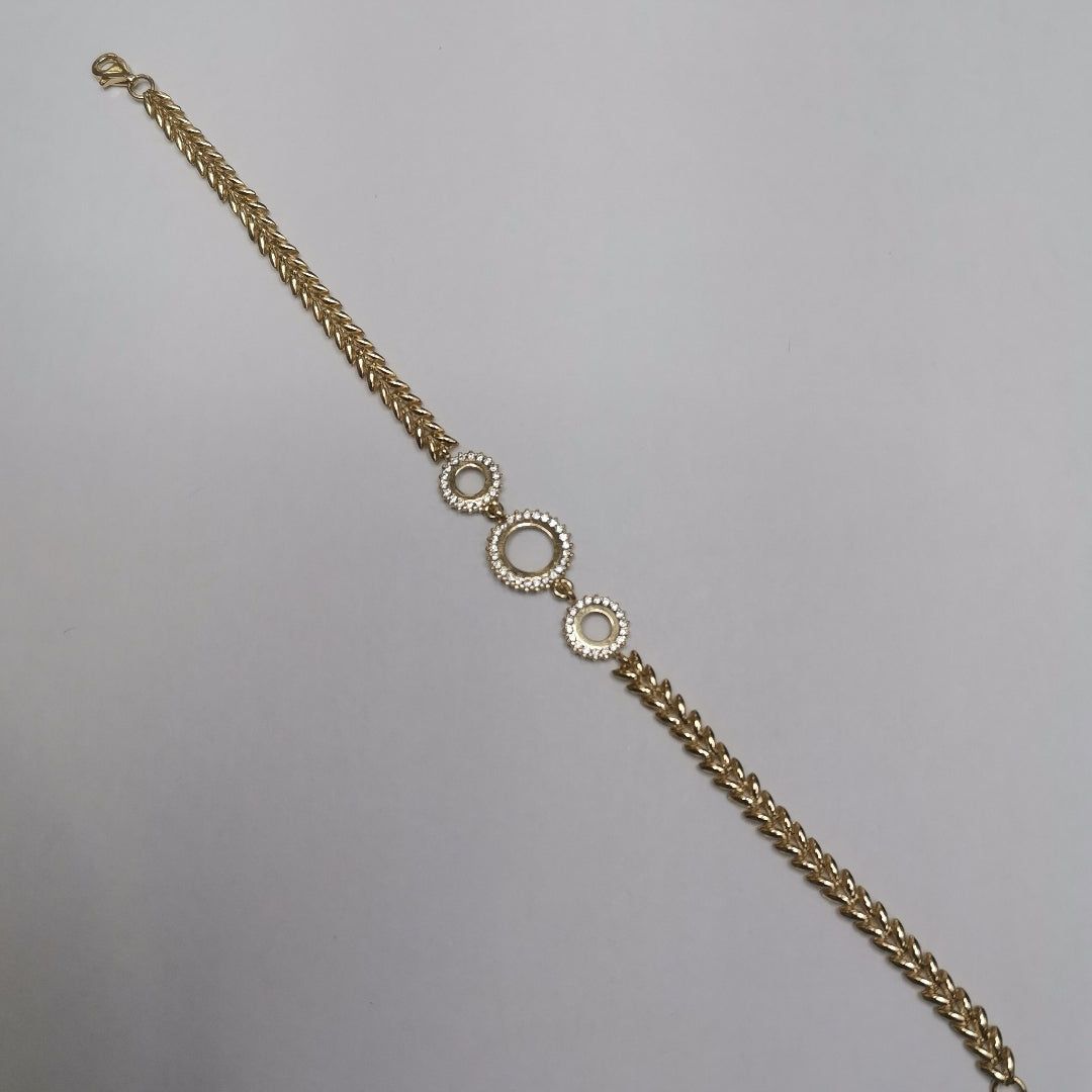 PULSERAS DAMA ORO 14K 4.7 (NUEVO)