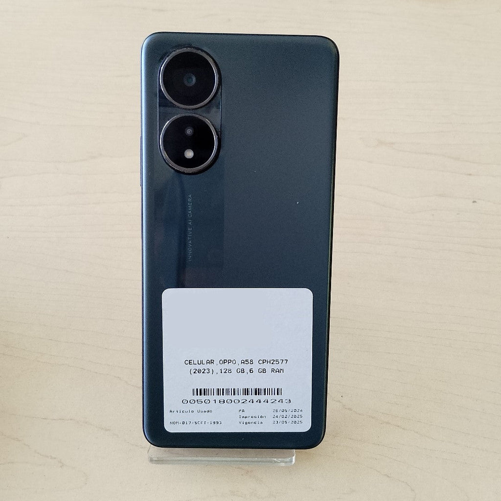 CELULAR OPPO  A58 CPH2577 (2023) 128 GB 6 GB RAM