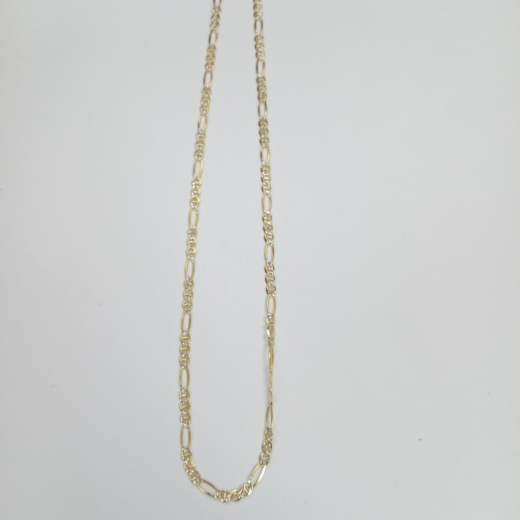 CADENAS CARTIER 3*1 DIAMANTADA ORO 14K 5.5 (NUEVO)