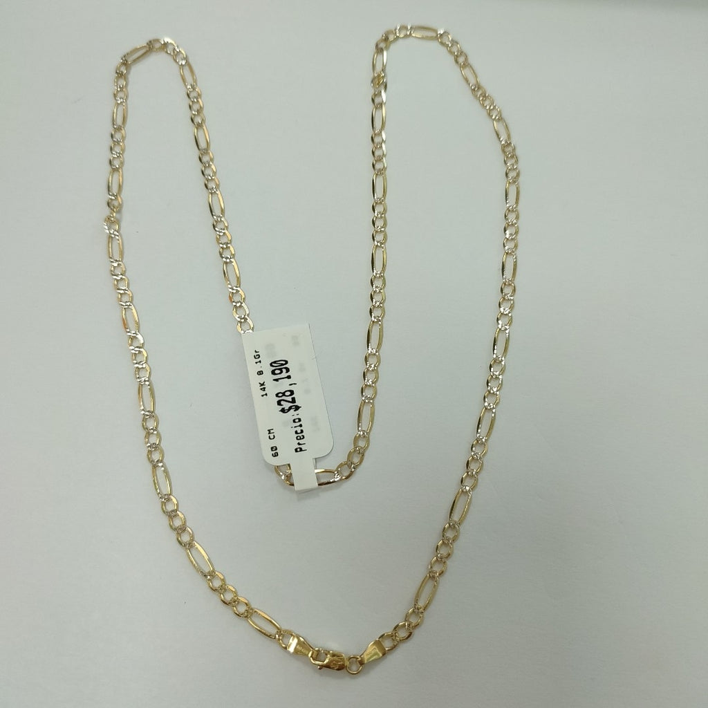 CADENAS CARTIER 3 1 DIAMANTADA ORO 14K 8.1 (NUEVO)