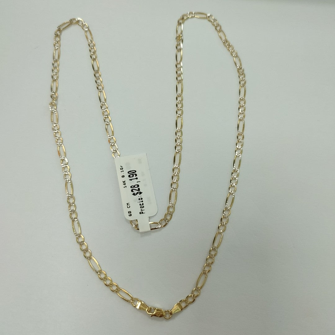 CADENAS CARTIER 3 1 DIAMANTADA ORO 14K 8.1 (NUEVO)