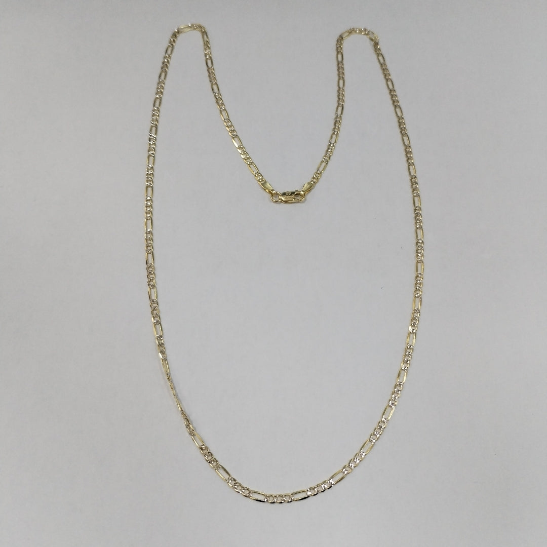 CADENAS CARTIER 3*1 DIAMANTADA ORO 14K 4.4 (NUEVO)