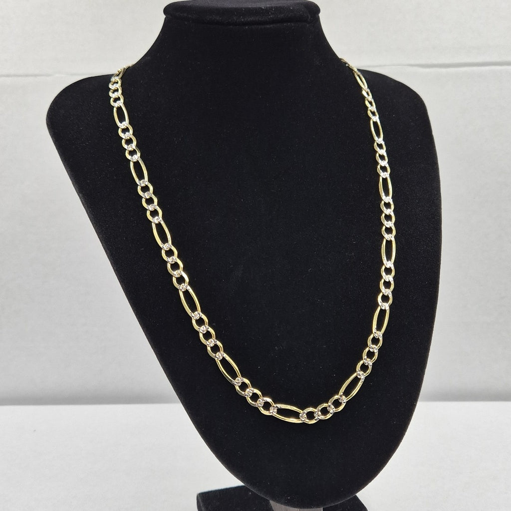 CADENAS CARTIER 3*1 DIAMANTADA ORO 14K 33.8 (NUEVO)