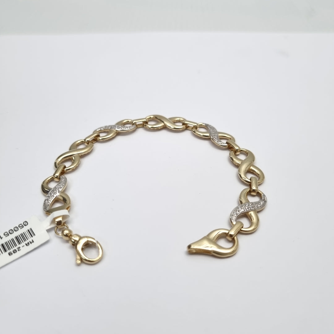 PULSERAS DAMA ORO 14K 7.2 (NUEVO)