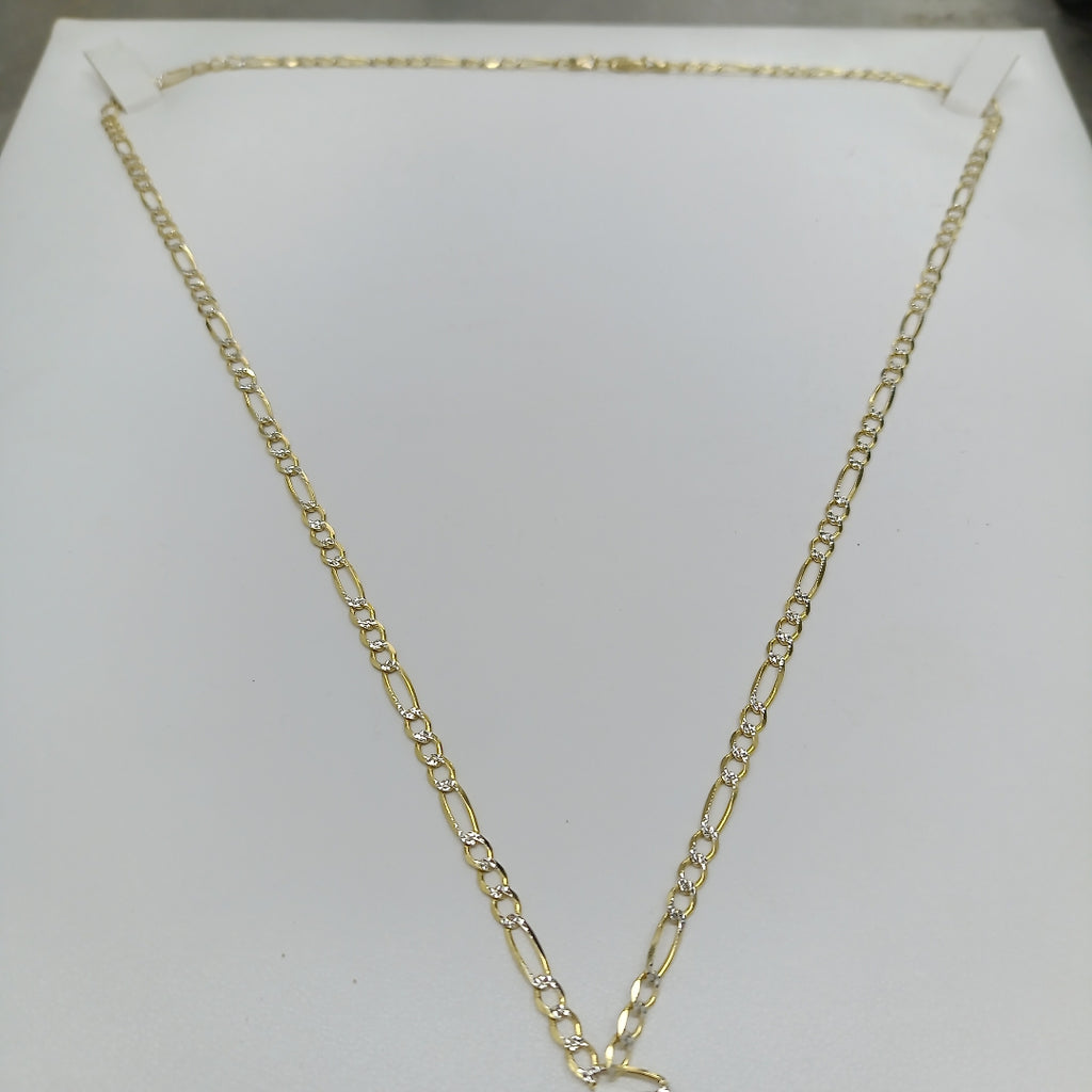 CADENAS CARTIER 3*1 DIAMANTADA ORO 14K 8.1 (NUEVO)