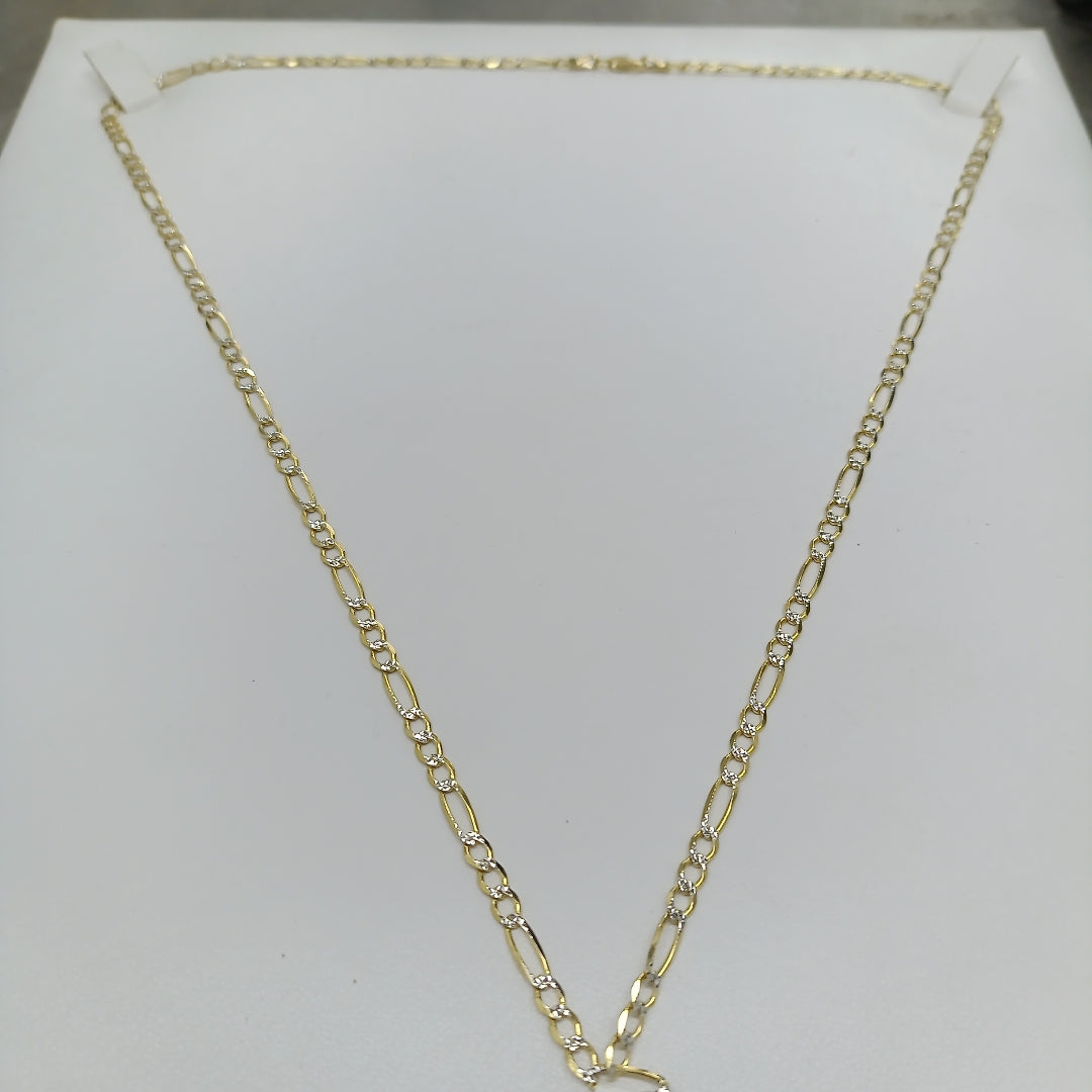 CADENAS CARTIER 3*1 DIAMANTADA ORO 14K 8.1 (NUEVO)