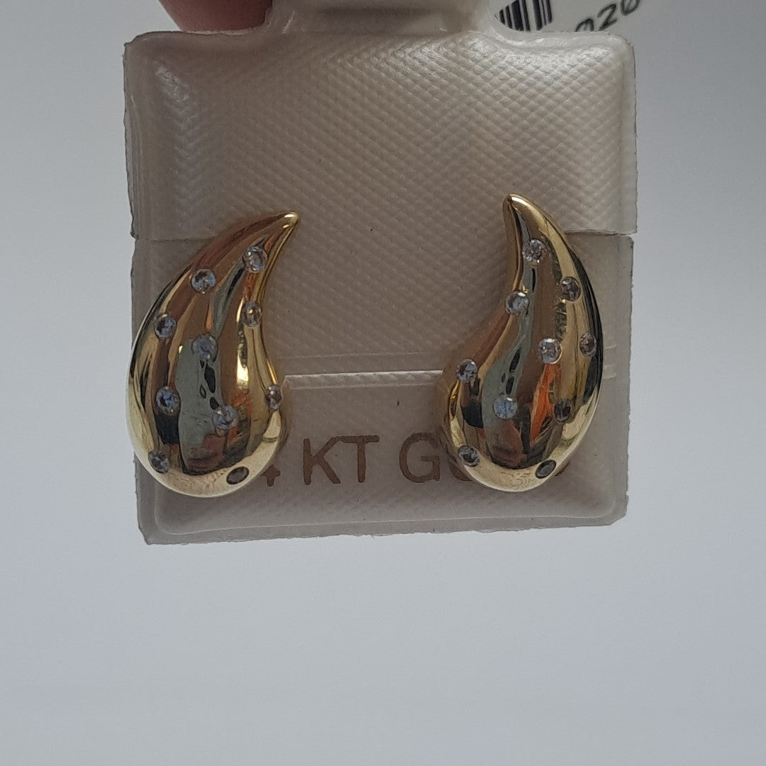 BROQUELES ORO 14K 2 (NUEVO)