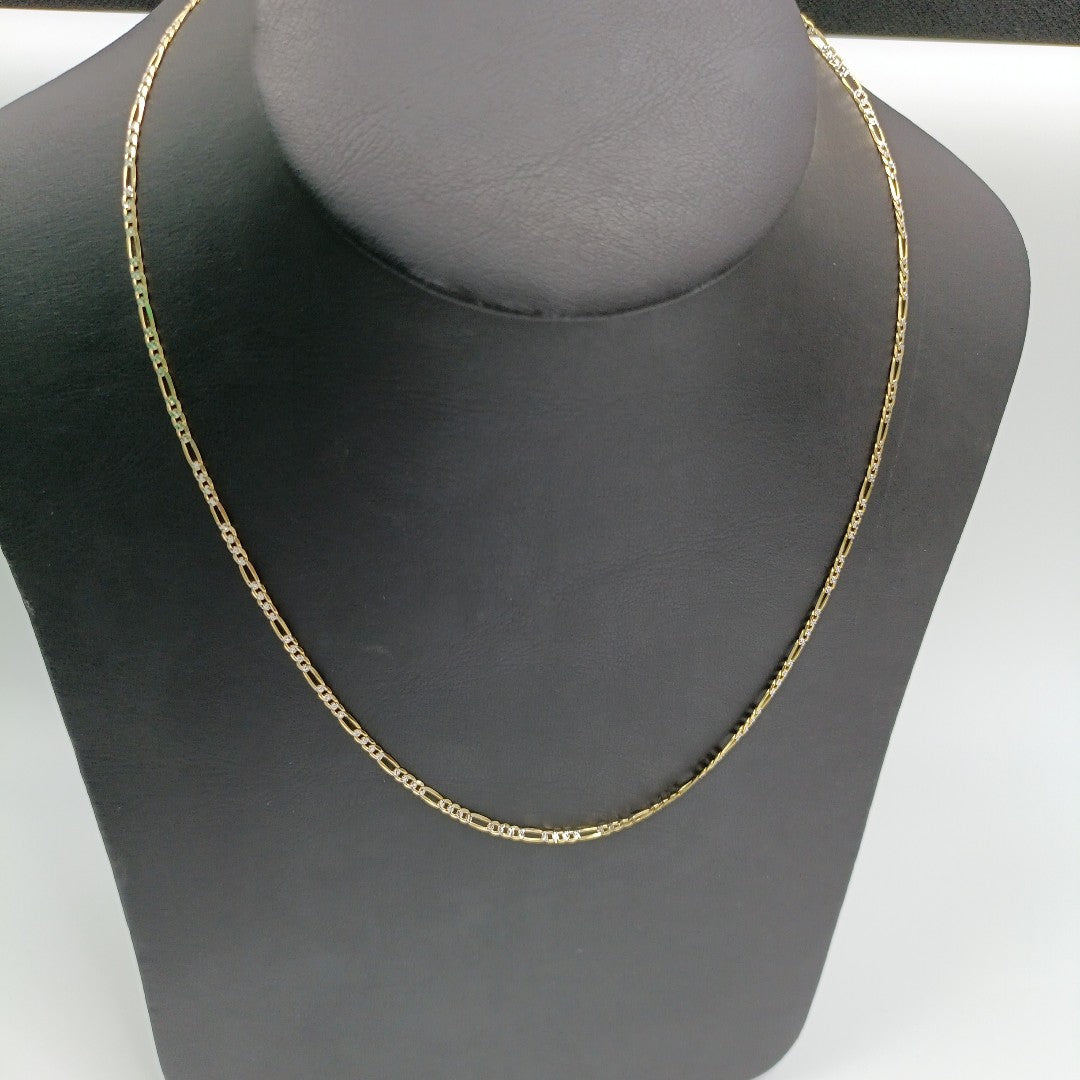 CADENAS CARTIER 3*1 DIAMANTADA ORO 14K 4.8 (NUEVO)