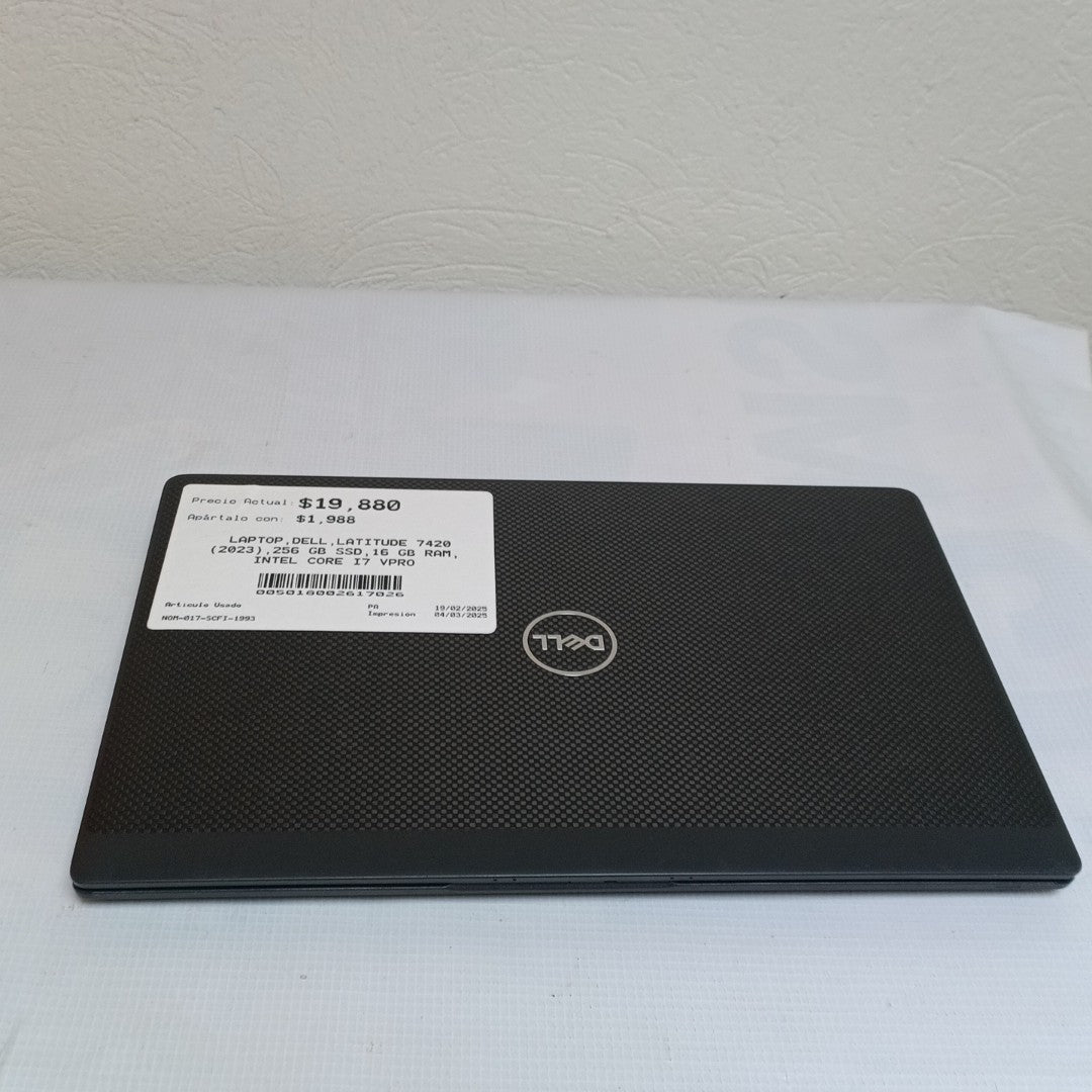 LAPTOP DELL LATITUDE 7420 (2023) 256 GB SSD 16 GB RAM (SEMINUEVO)