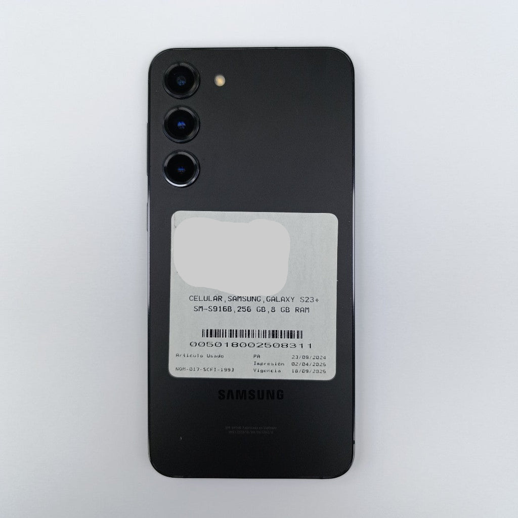 CELULAR SAMSUNG GALAXY S23+ SM-S916B 256 GB 8 GB RAM (SEMINUEVO)