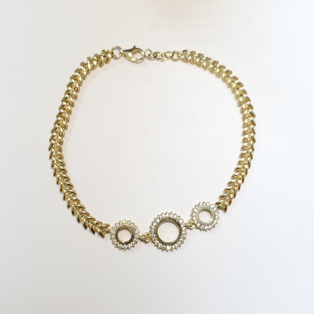 PULSERAS DAMA ORO 14K 4.8 (NUEVO)
