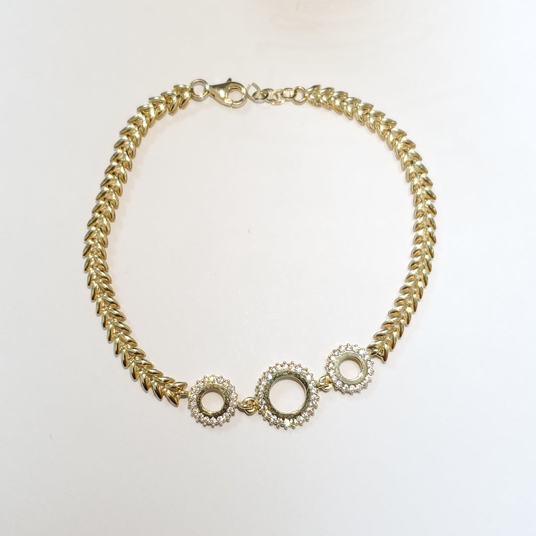PULSERAS DAMA ORO 14K 4.8 (NUEVO)