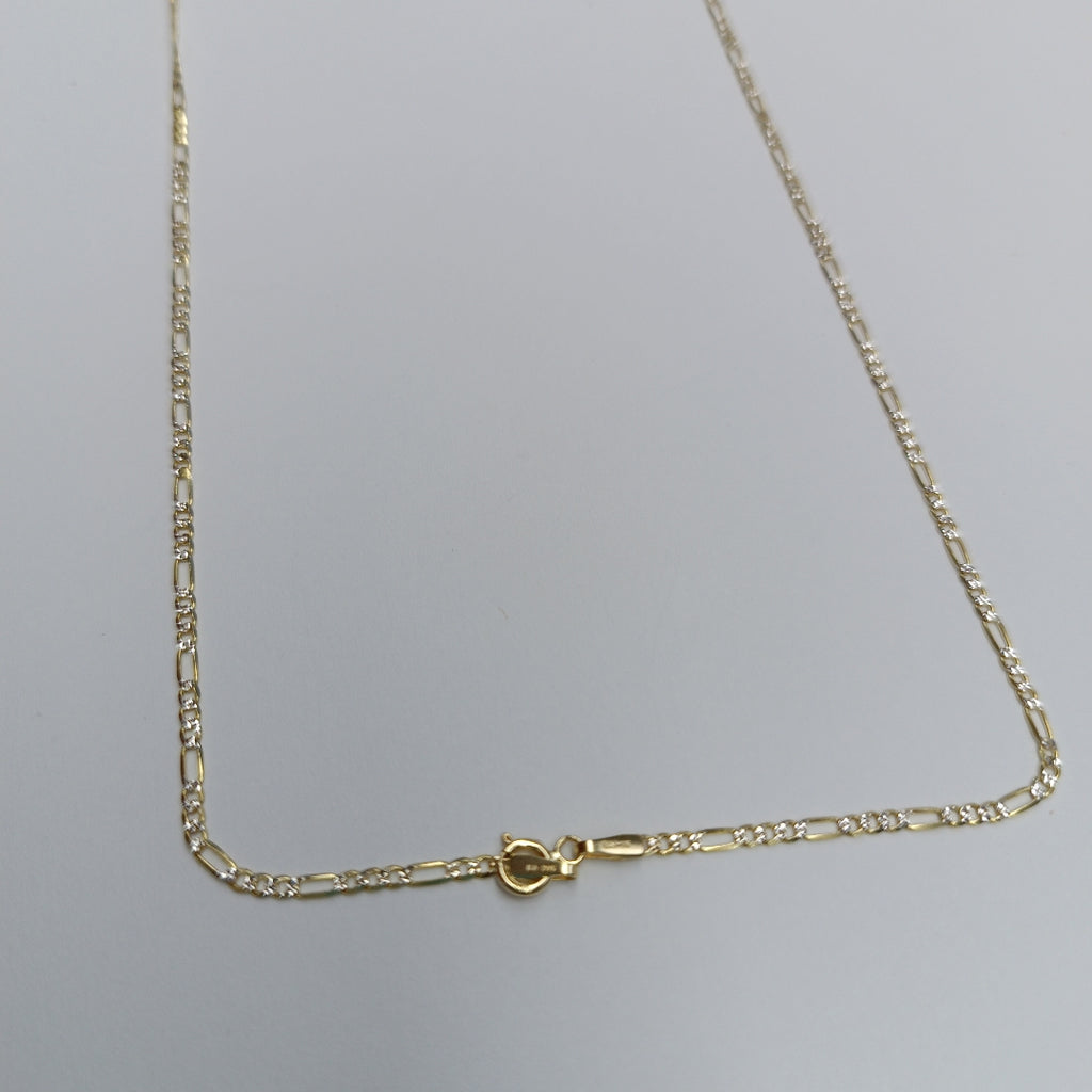 CADENAS CARTIER 3 1 DIAMANTADA ORO 14K 3.6 (NUEVO)