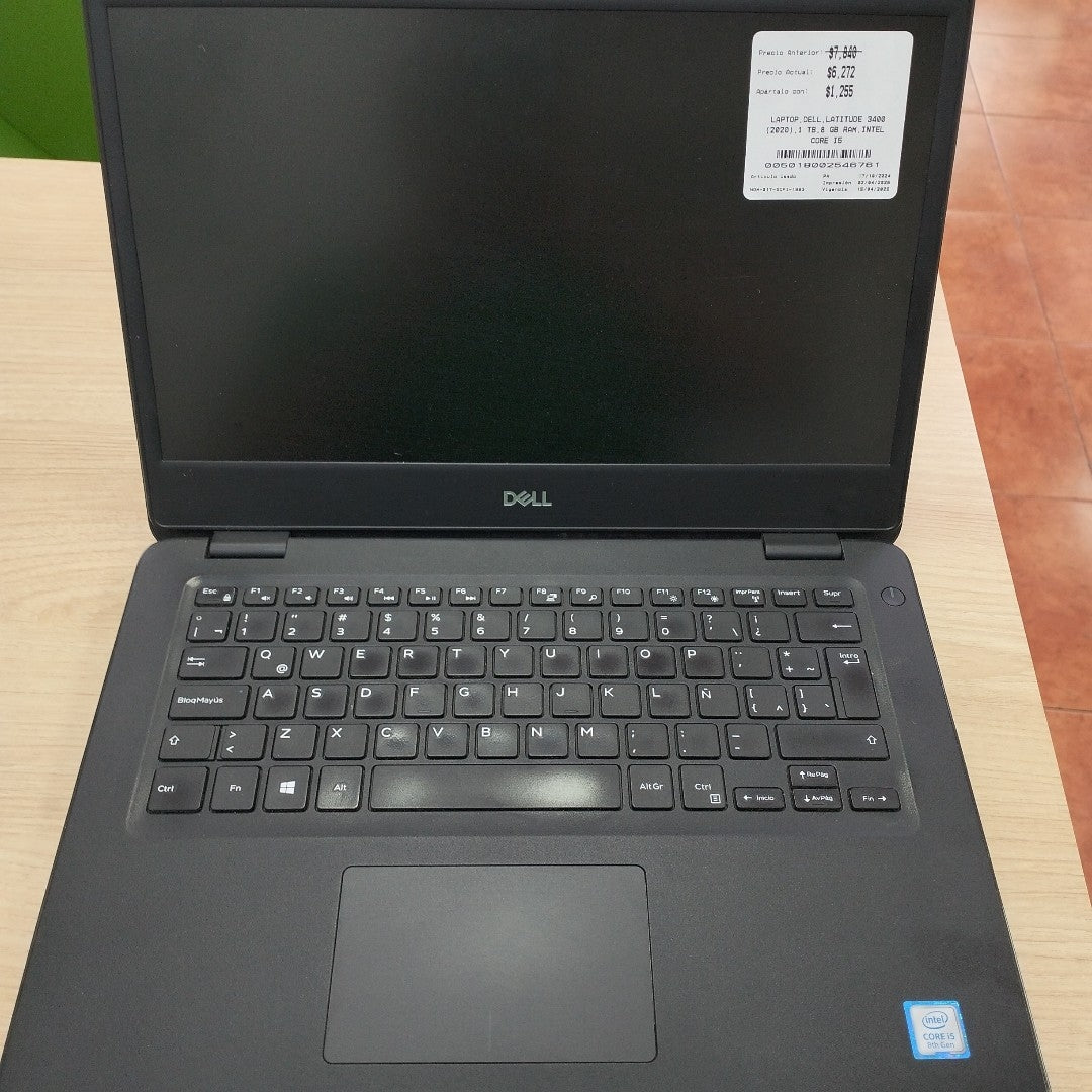 LAPTOP DELL LATITUDE 3400 (2020) 1 TB 8 GB RAM (SEMINUEVO)