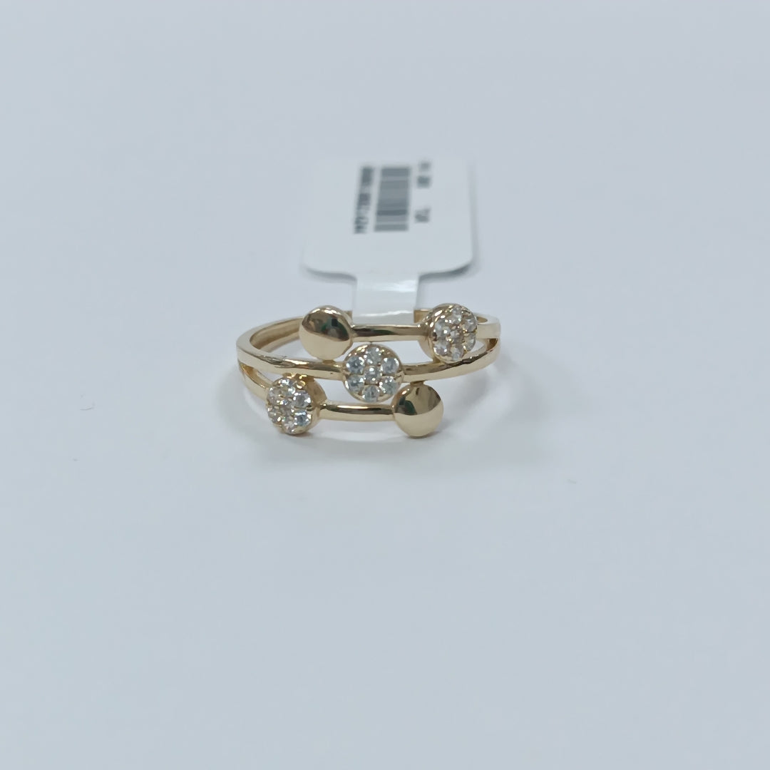 ANILLOS DAMA ORO 14K 2 (NUEVO)