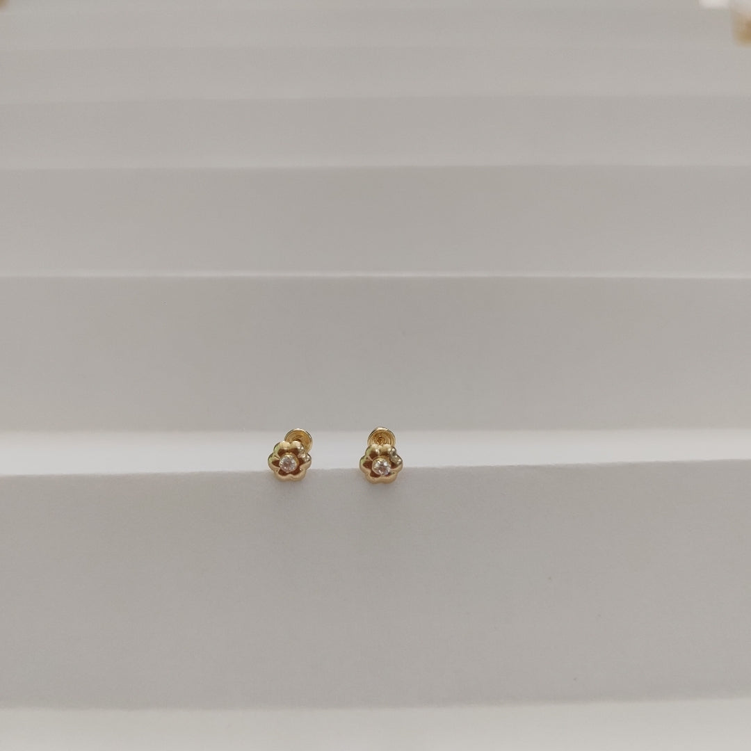 BROQUELES ORO 14K 1 (NUEVO)