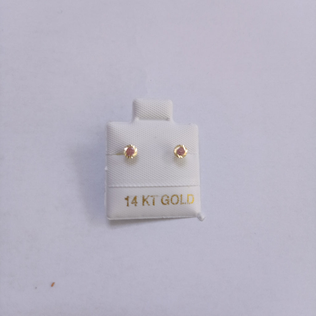 BROQUELES ORO 14K 1 (NUEVO)