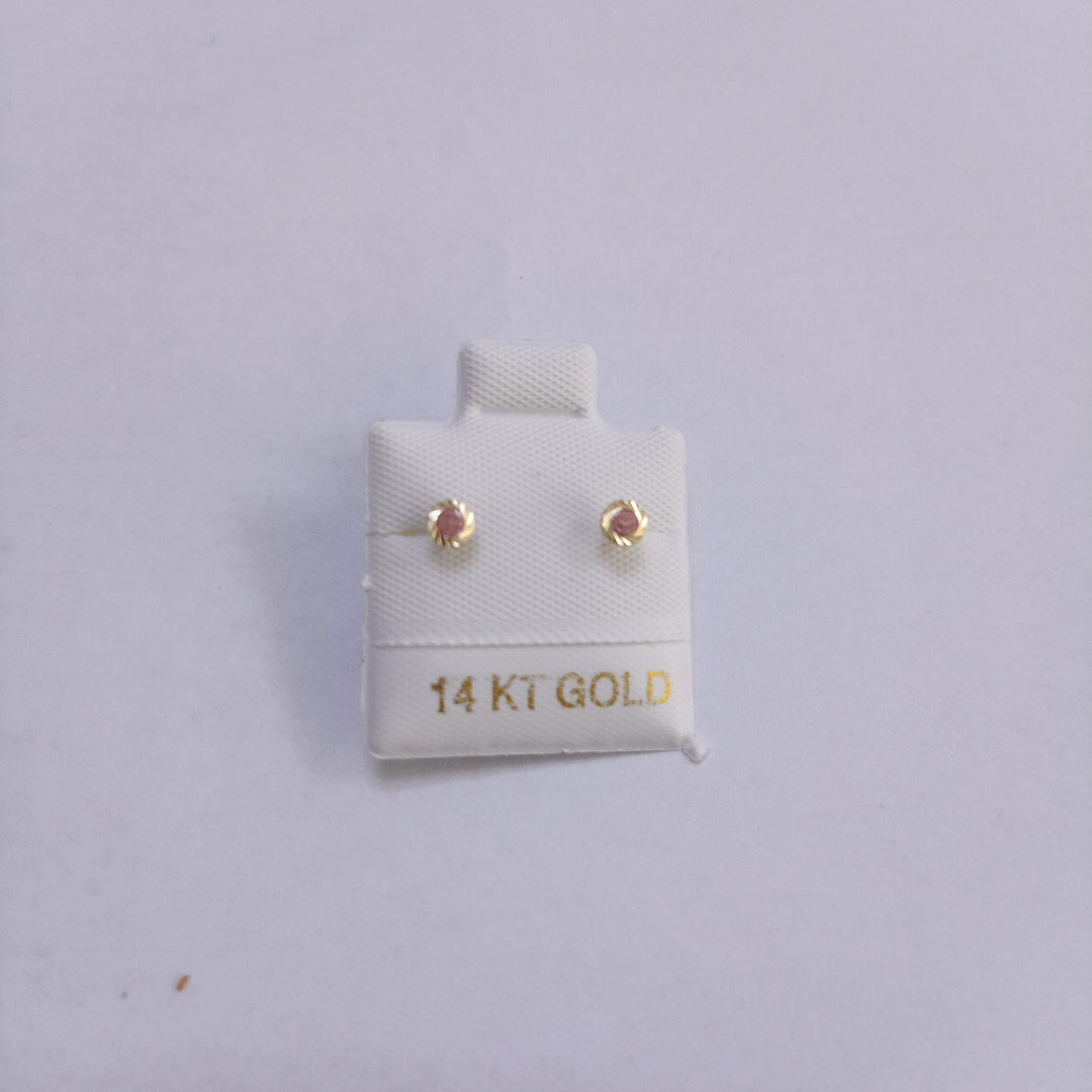 BROQUELES ORO 14K 1 (NUEVO)