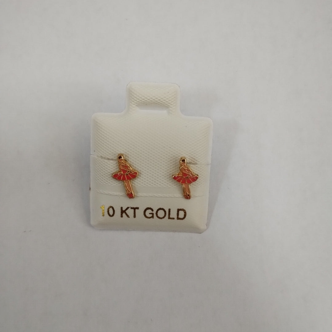 BROQUELES ORO 10K 1 (NUEVO)