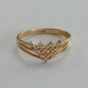 ANILLOS DAMA ORO 14K 2 (NUEVO)