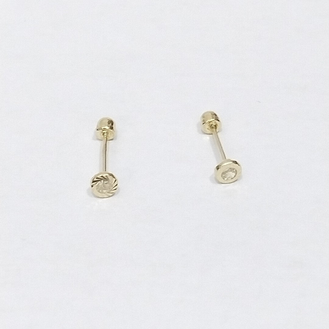BROQUELES ORO 14K 1 (NUEVO)