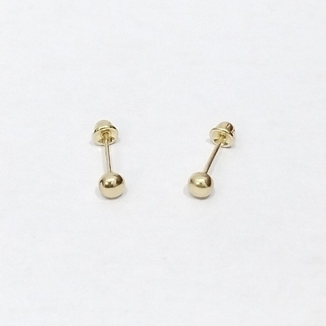 BROQUELES ORO 14K 1 (NUEVO)