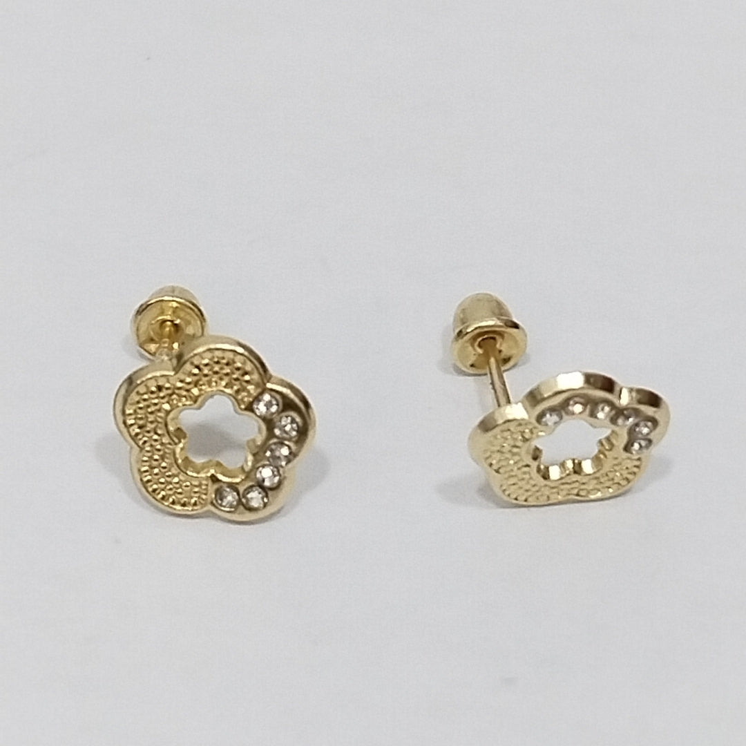 BROQUELES ORO 14K 1 (NUEVO)