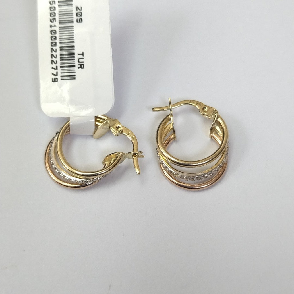 ARRACADAS ORO 14K 2.6 (NUEVO)