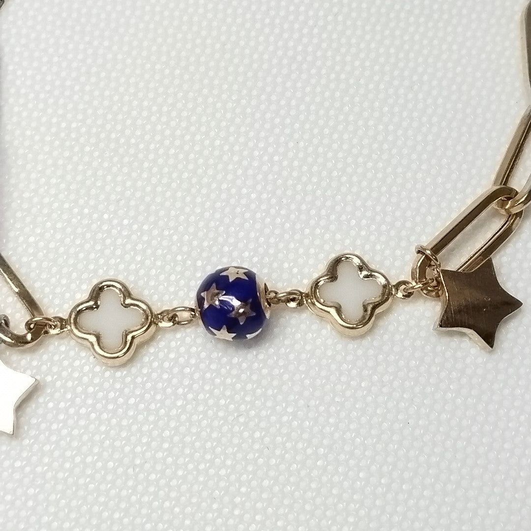 PULSERAS DAMA ORO 14K 7.6 (NUEVO)