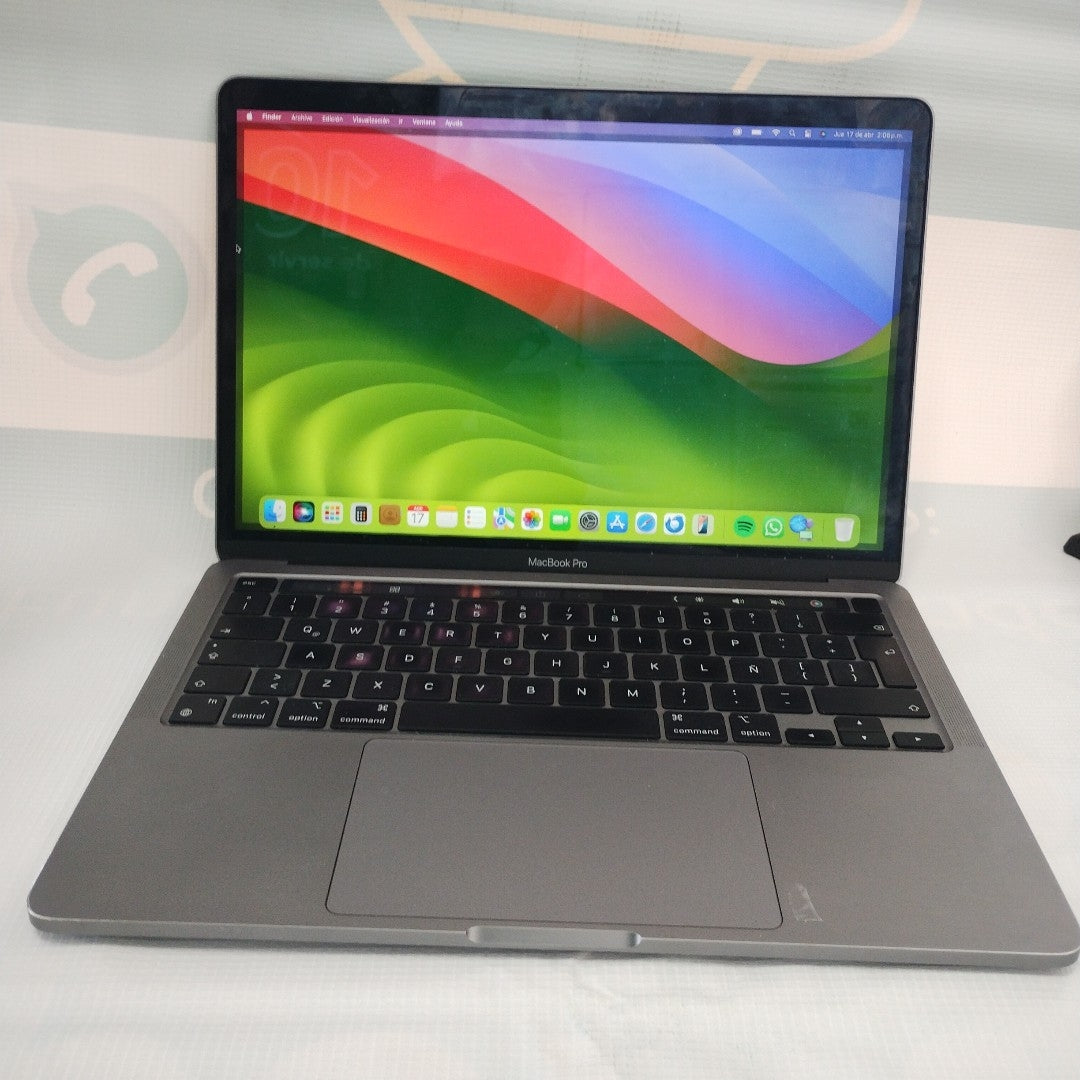 LAPTOP APPLE MACBOOK PRO 13" 2022 3.49 A2338 256 GB SSD 8 GB RAM (SEMINUEVO)