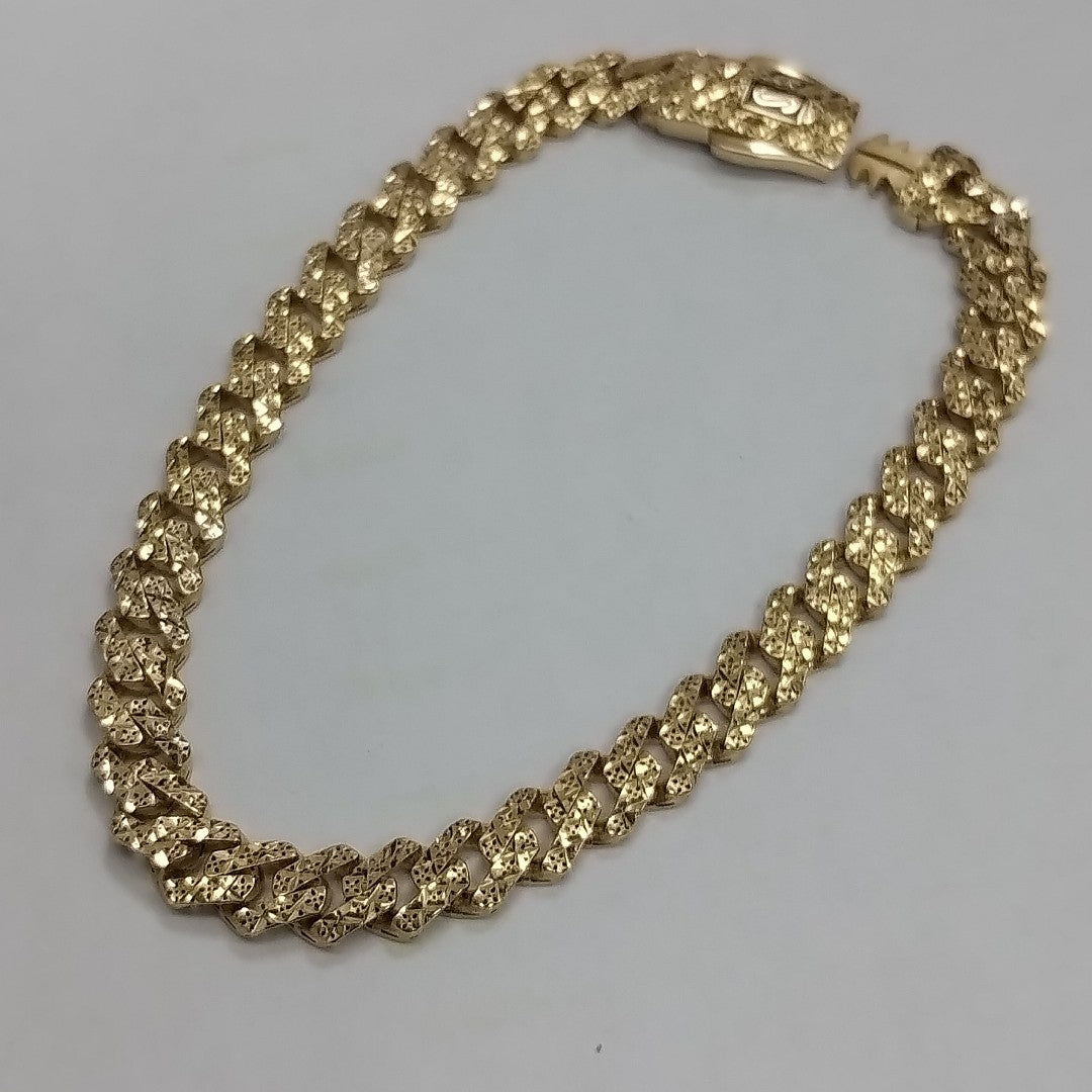 PULSERA MONACO ORO 14K 7.2 (NUEVO)
