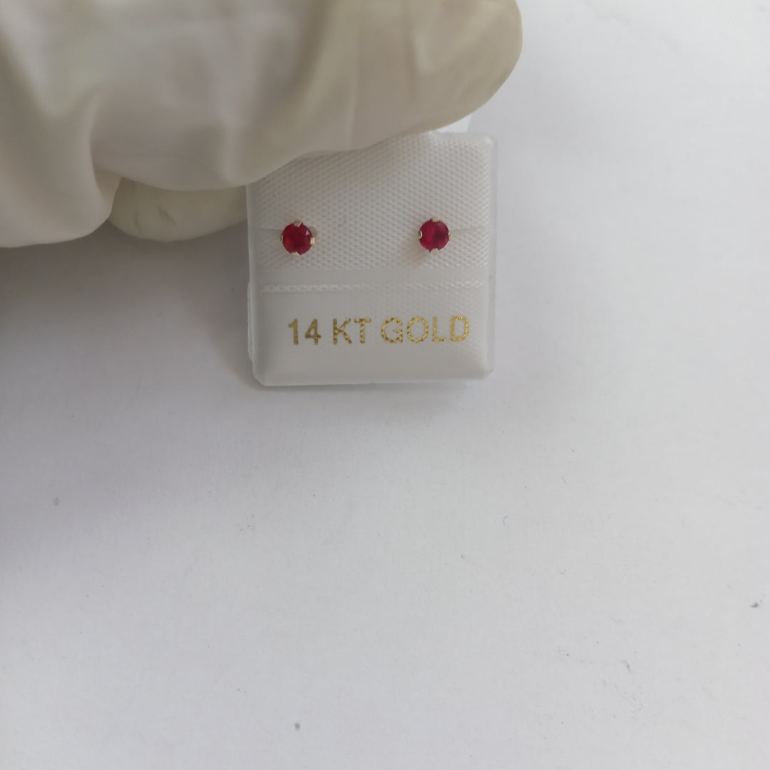 BROQUELES ORO 14K 1 (NUEVO)
