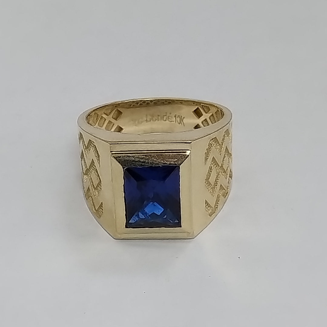 ANILLOS CABALLERO ORO 10K 8.1 (NUEVO)