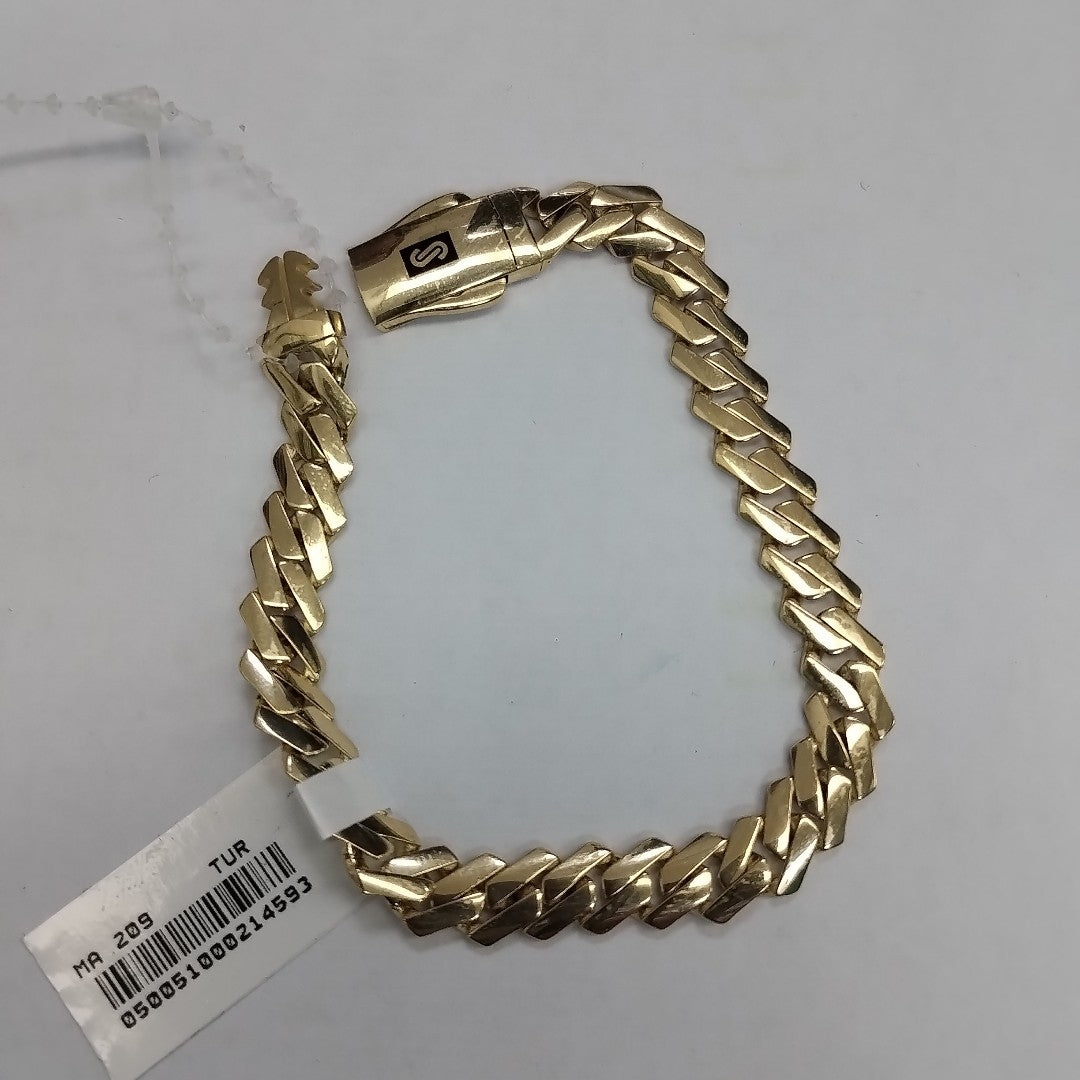 PULSERA MONACO ORO 14K 9 (NUEVO)