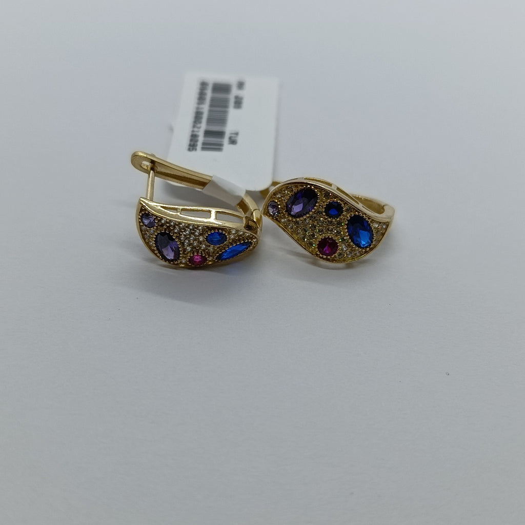 BROQUELES ORO 14K 3.8 (NUEVO)