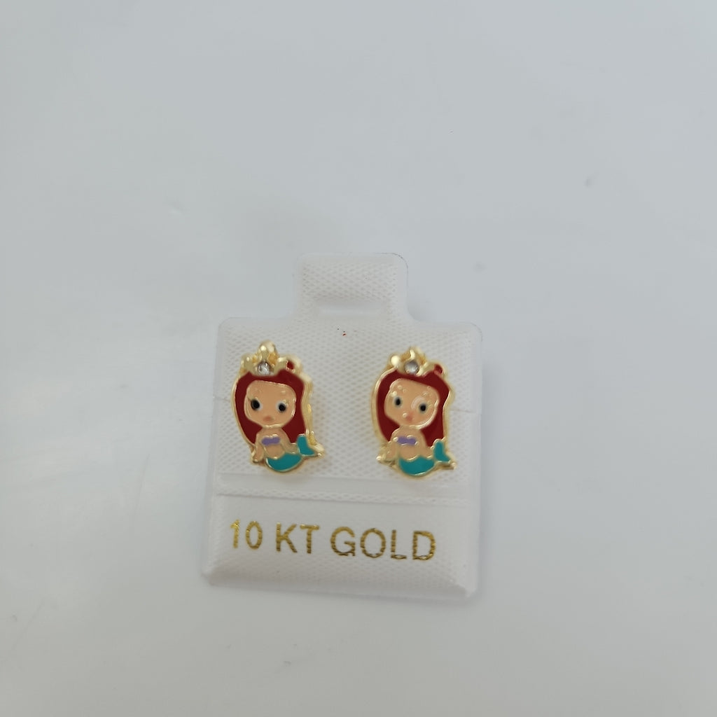 BROQUELES ORO 10K 1 (NUEVO)