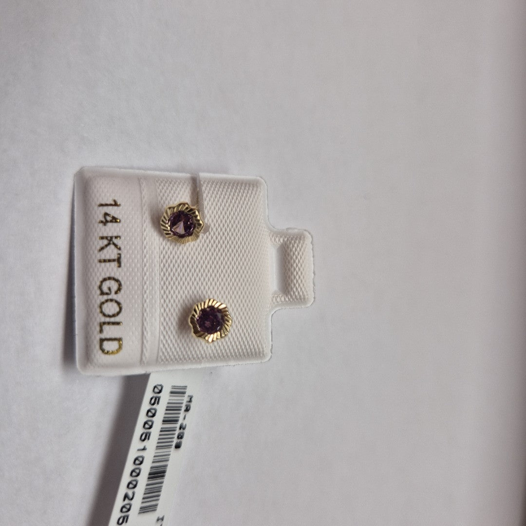 BROQUELES ORO 14K 1 (NUEVO)