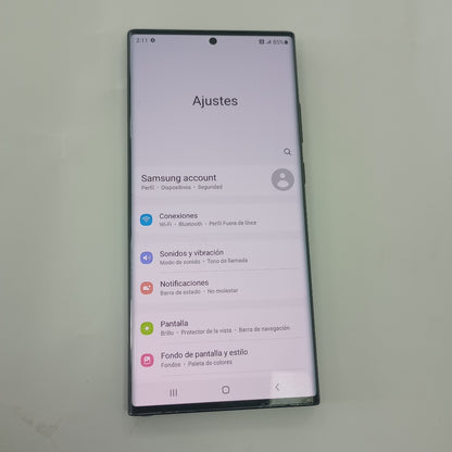 CELULAR SAMSUNG GALAXY NOTE 20 ULTRA 5G SM-N986U 128 GB 12 GB RAM (SEMINUEVO)