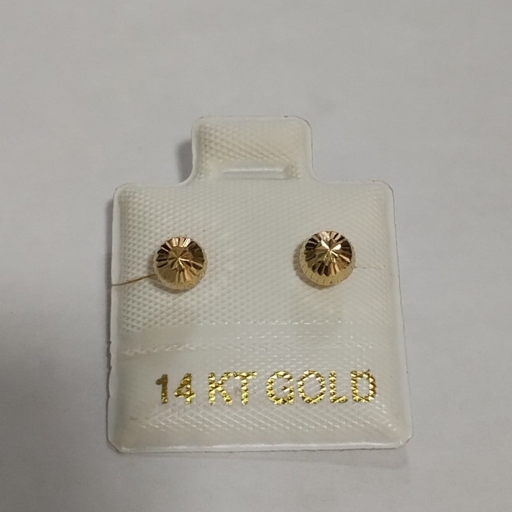 BROQUELES ORO 14K 1 (NUEVO)