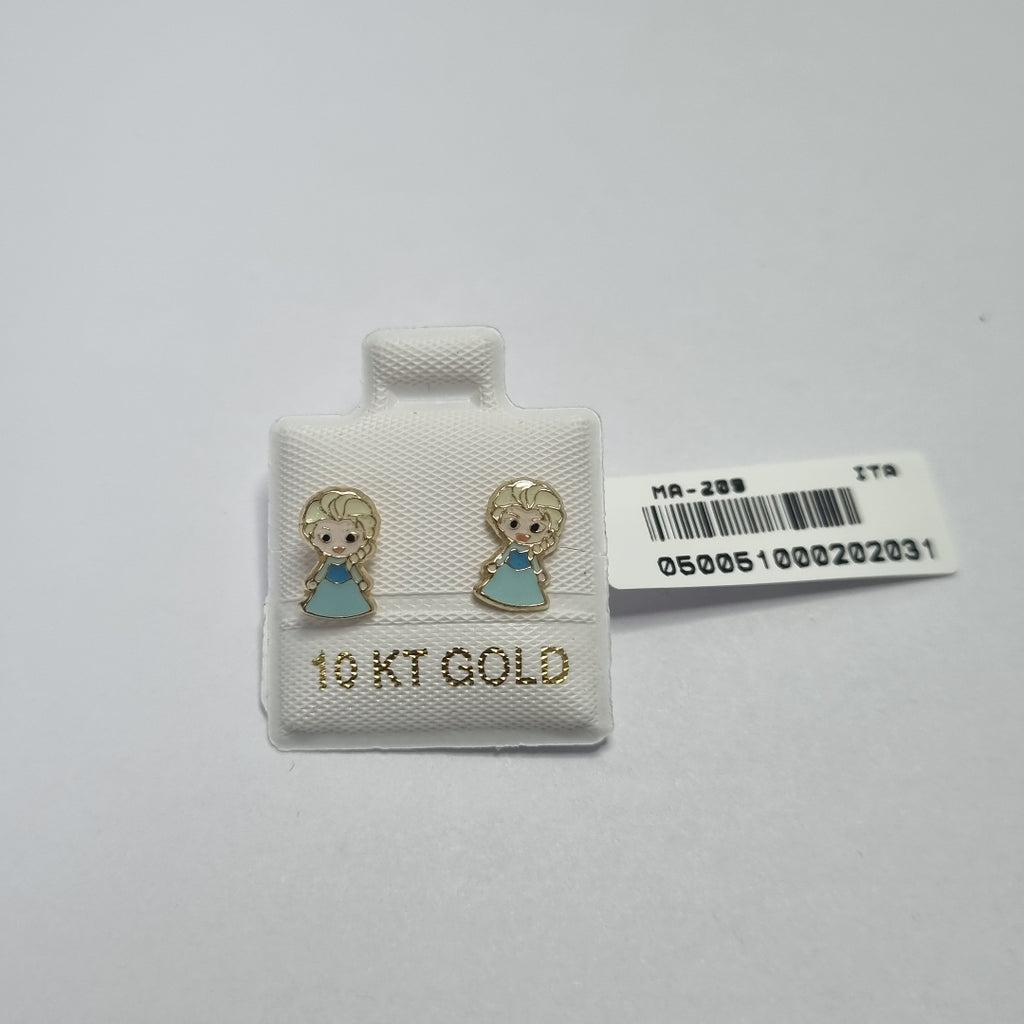 BROQUELES ORO 10K 1 (NUEVO)