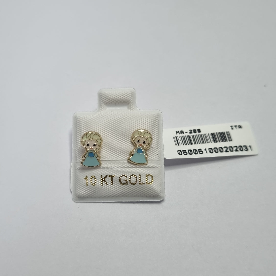 BROQUELES ORO 10K 1 (NUEVO)