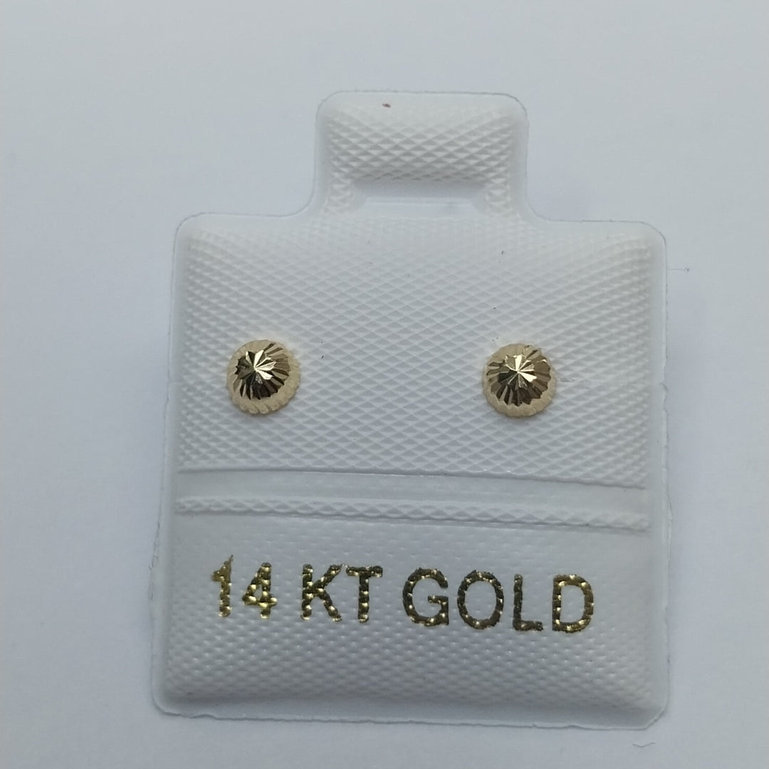 BROQUELES ORO 14K 1 (NUEVO)