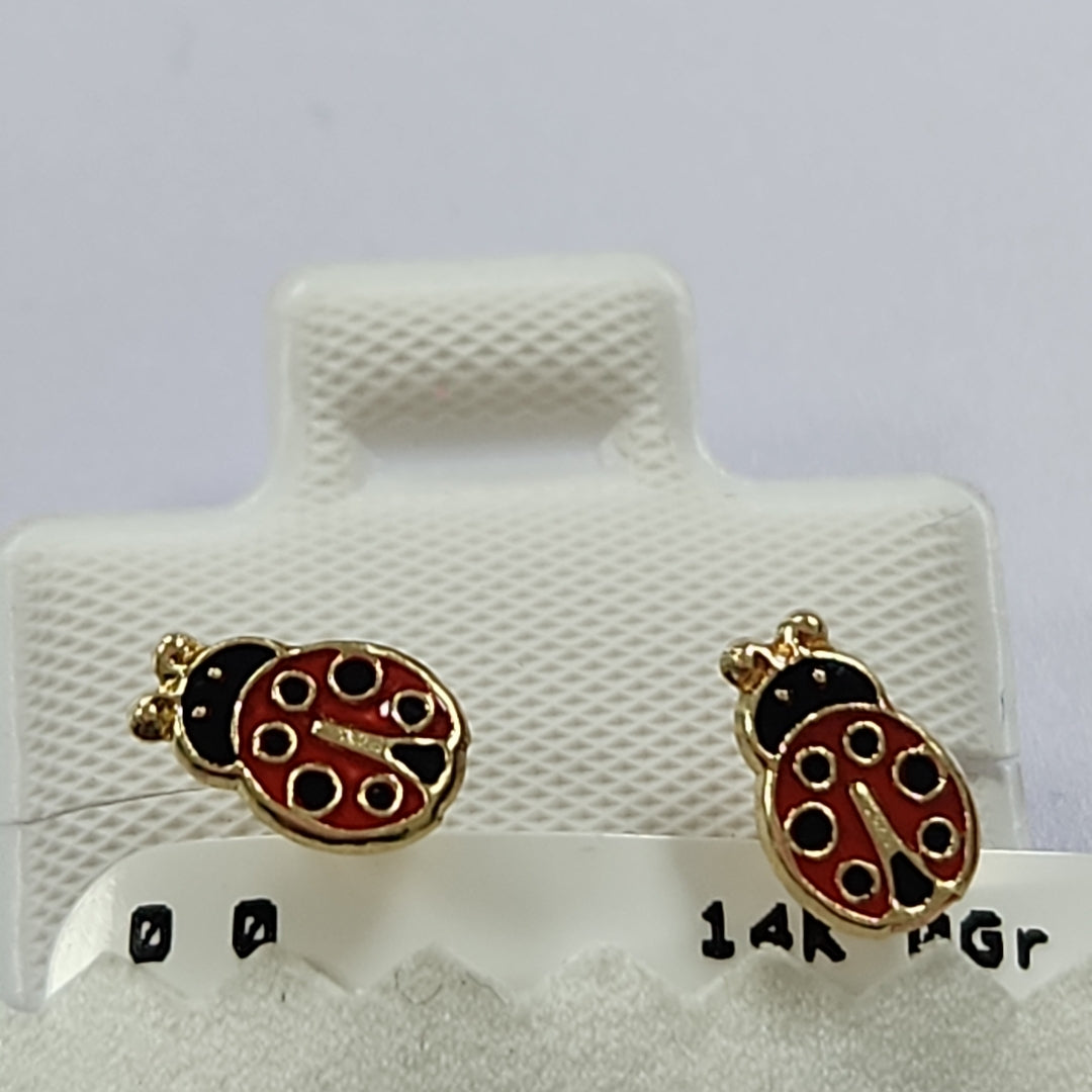 BROQUELES ORO 14K 1 (NUEVO)