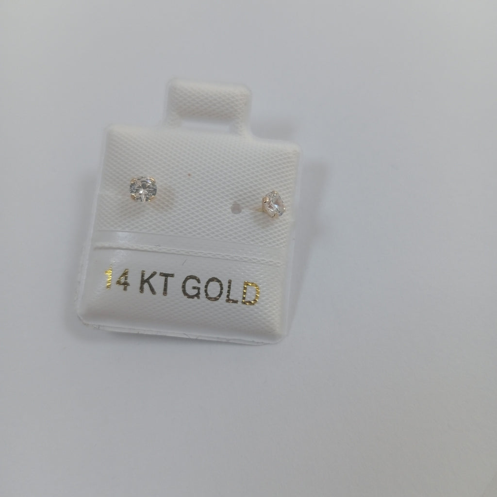 BROQUELES ORO 14K 1 (NUEVO)