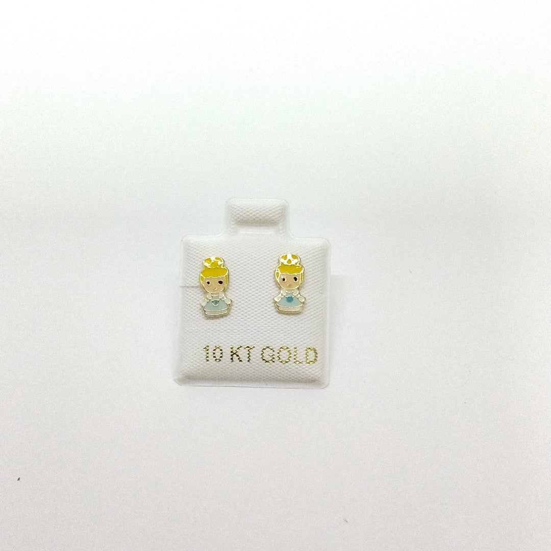 BROQUELES ORO 10K 1 (NUEVO)