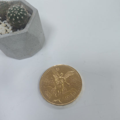 Moneda Centenario Cincuenta Pesos Oro Mexicano 21.6K