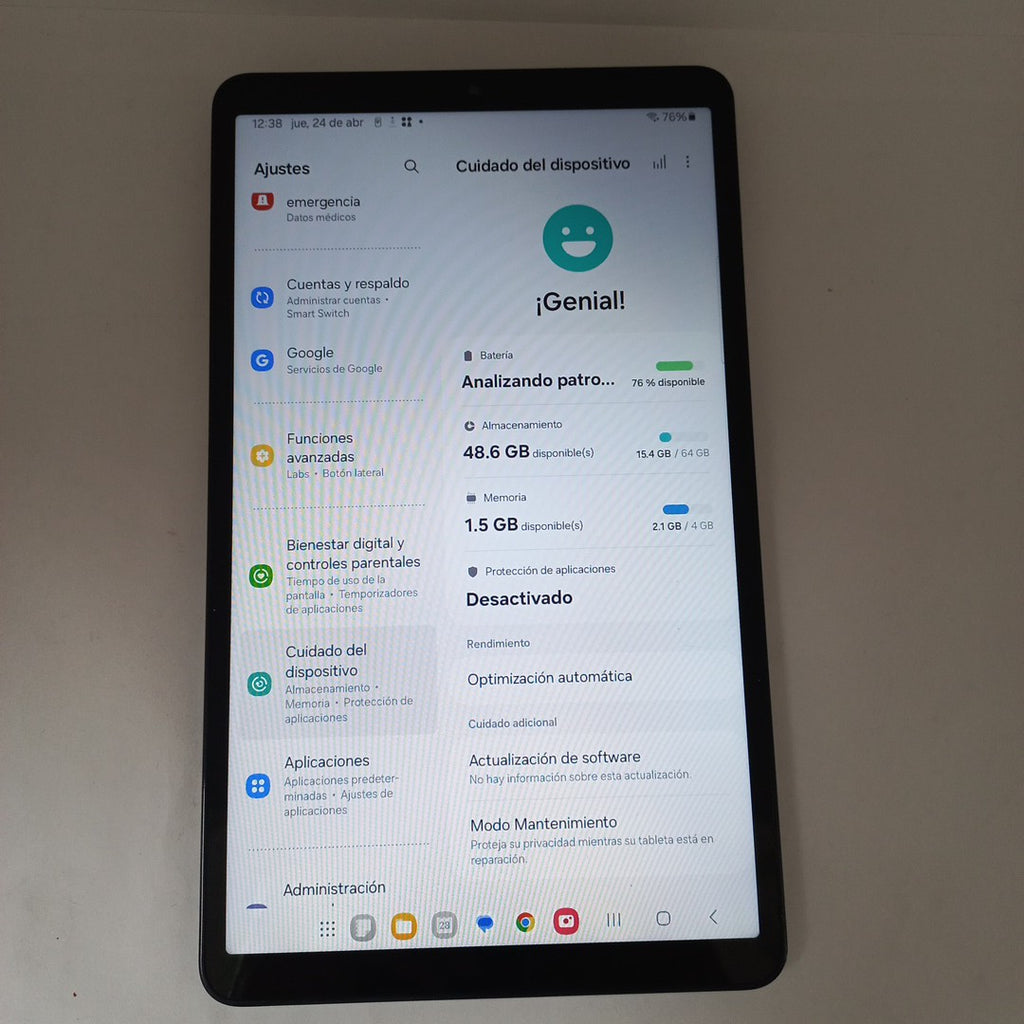 TABLETA SAMSUNG GALAXY TAB A9 SM-X110 (2023) 64 GB 4 GB RAM (SEMINUEVO)