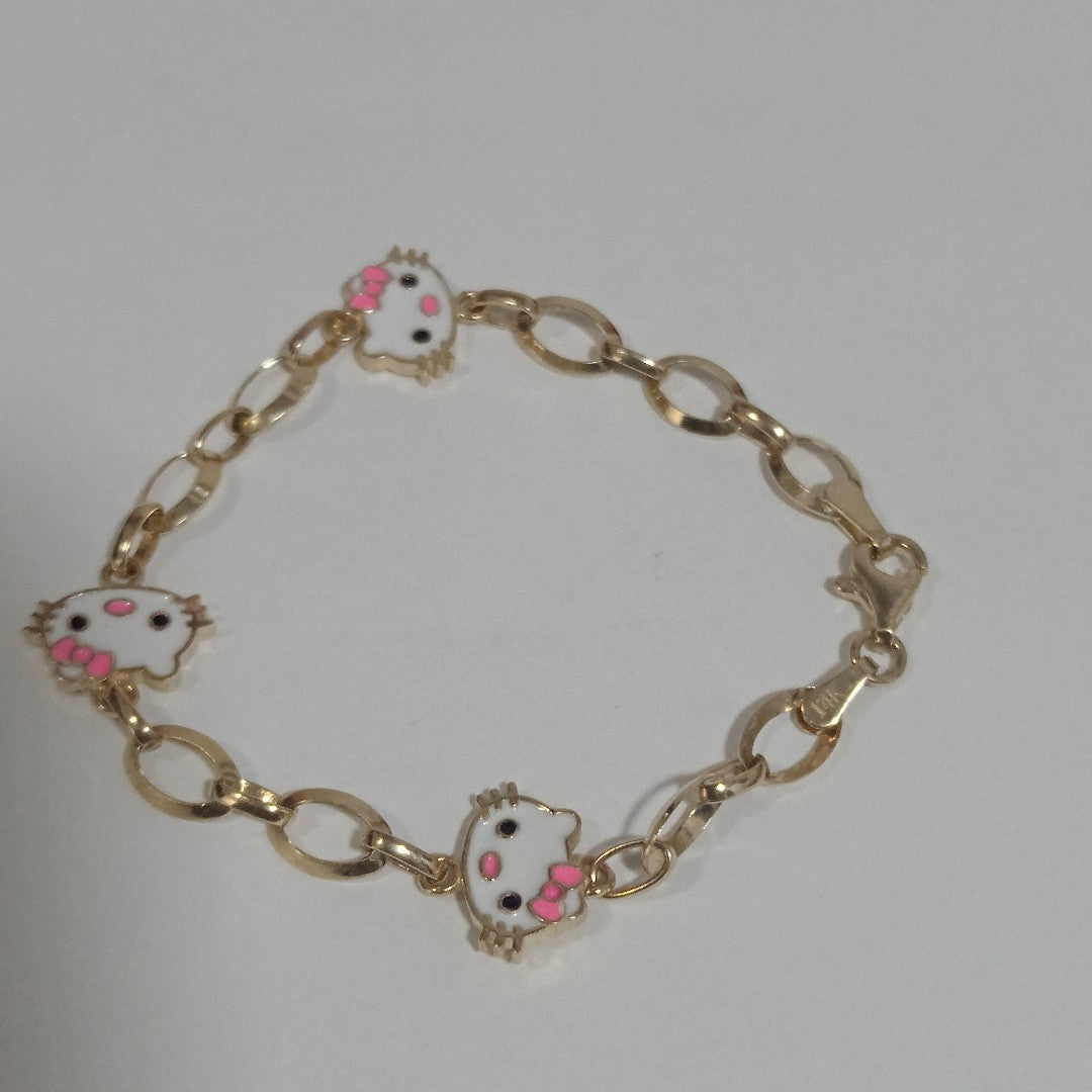 PULSERAS DAMA ORO 14K 4.8 (NUEVO)