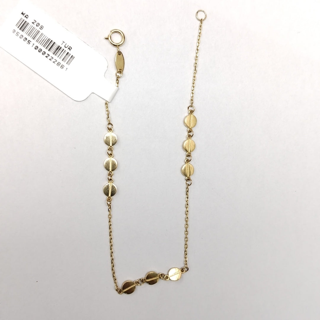 PULSERAS DAMA ORO 14K 2 (NUEVO)